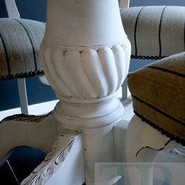 Not For Sale - The Duponts : French Elegance collection, Pure White dining room suite.