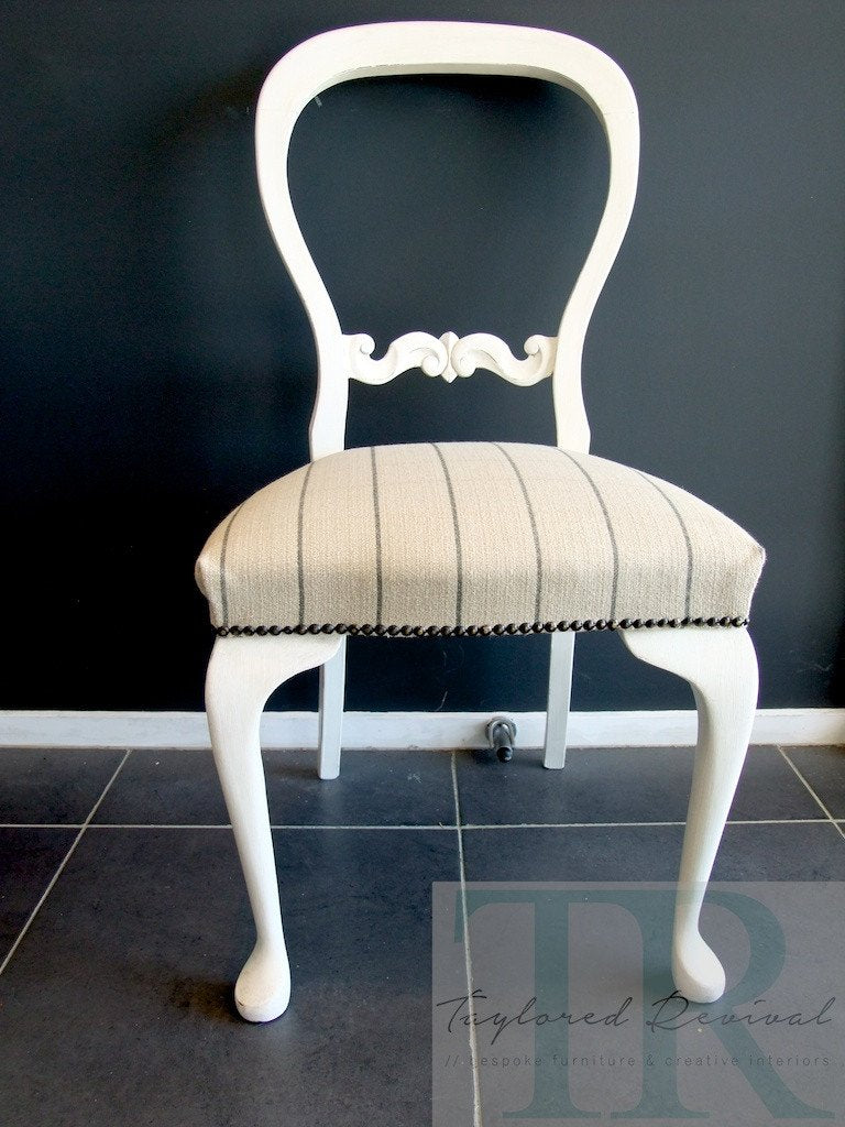 Not For Sale - The Duponts : French Elegance collection, Pure White dining room suite.