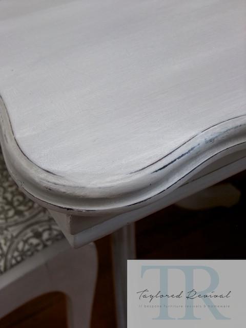 Not For Sale - The Carrington's: Regency style paris grey dining suite