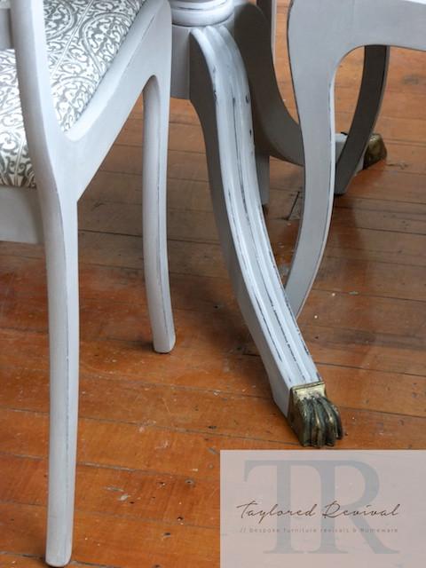 Not For Sale - The Carrington's: Regency style paris grey dining suite