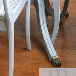 Not For Sale - The Carrington's: Regency style paris grey dining suite