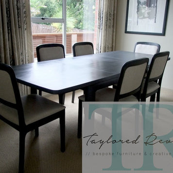 Not For Sale - Commissioned Dining Room Suite in Graphite