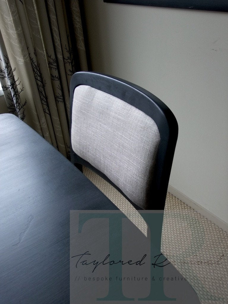 Not For Sale - Commissioned Dining Room Suite in Graphite