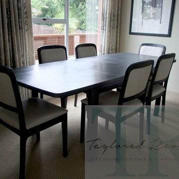 Not For Sale - Commissioned Dining Room Suite in Graphite