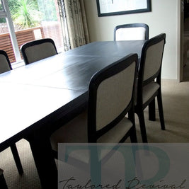 Not For Sale - Commissioned Dining Room Suite in Graphite