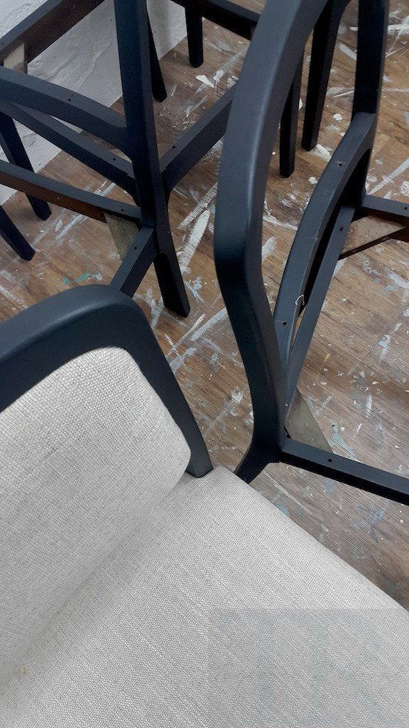 Not For Sale - Commissioned Dining Room Suite in Graphite