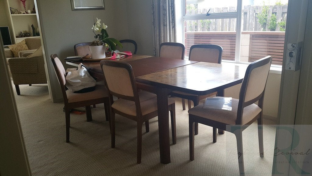 Not For Sale - Commissioned Dining Room Suite in Graphite
