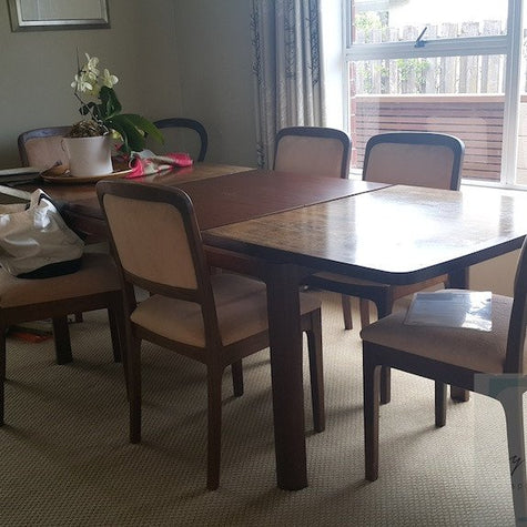 Not For Sale - Commissioned Dining Room Suite in Graphite