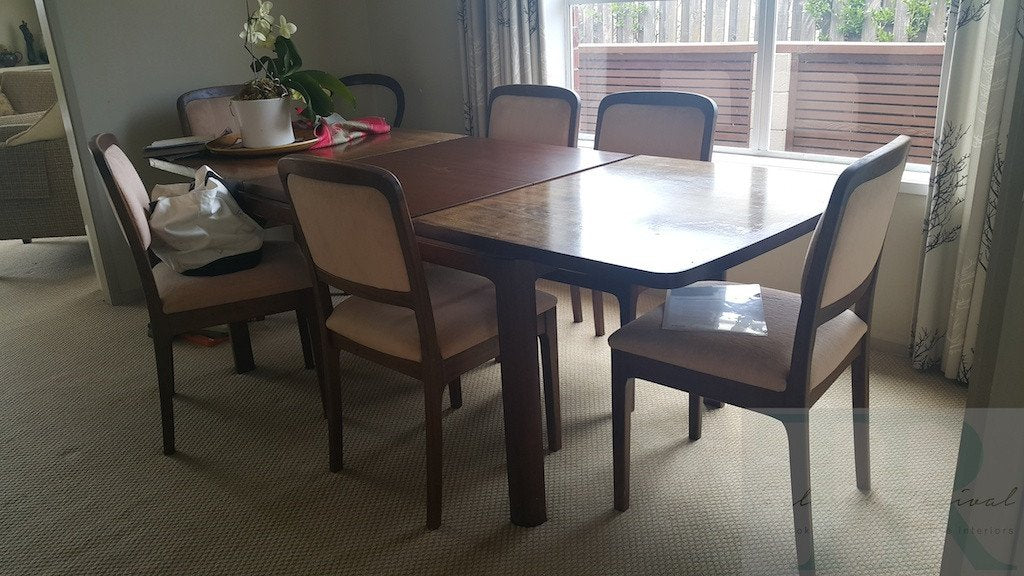 Not For Sale - Commissioned Dining Room Suite in Graphite