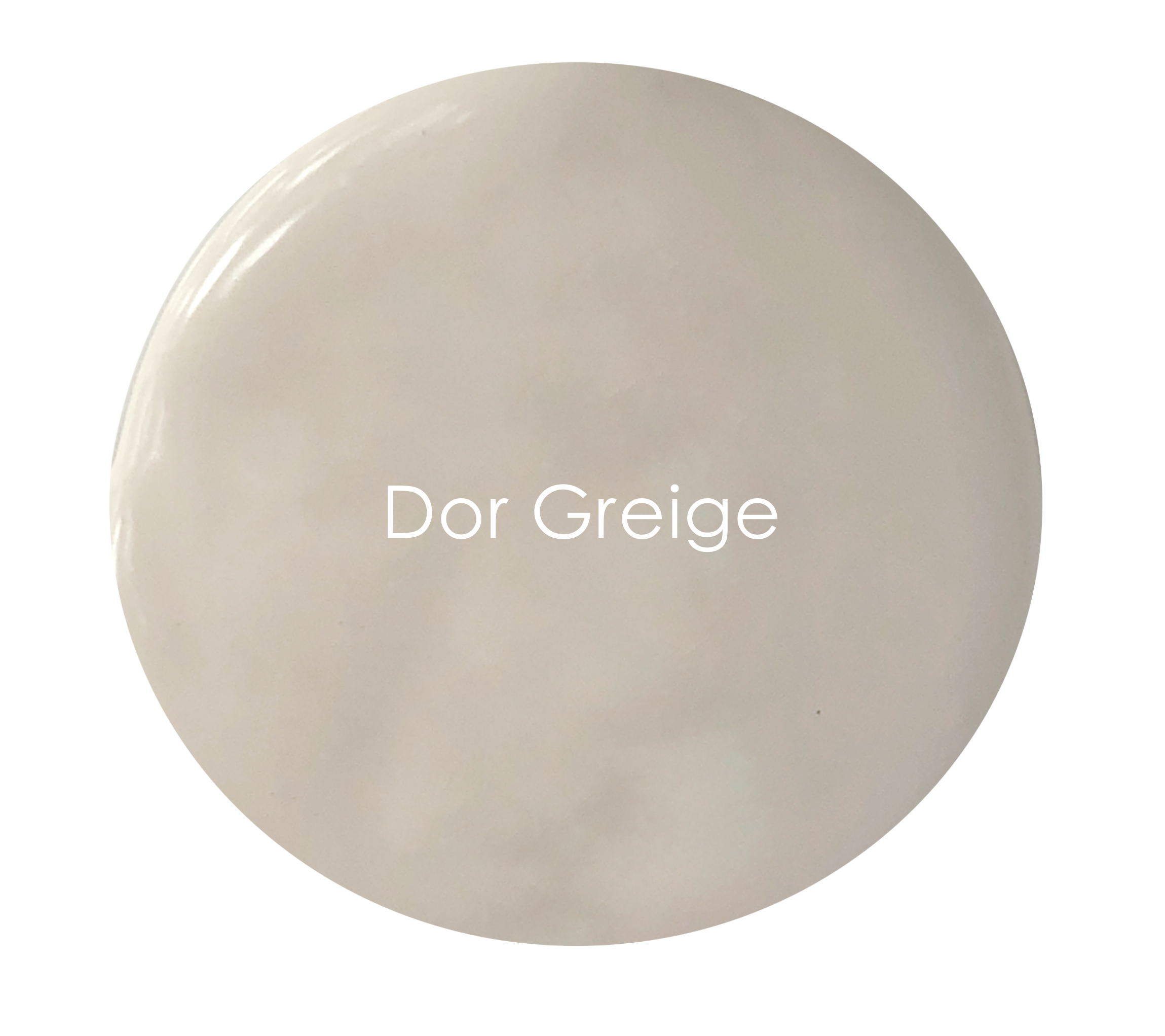 Elegant warm grey-beige matte chalk paint – Dor Greige detail