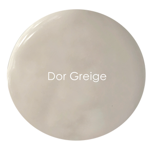 Elegant warm grey-beige matte chalk paint – Dor Greige detail