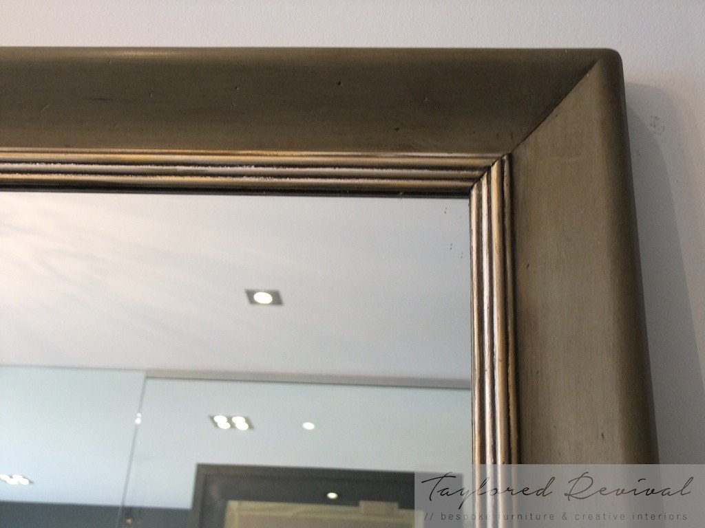 Not For Sale - Commissioned set of drawers and mirror in Chateau Grey