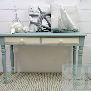 Not For Sale - Commissioned Hall Table in duck egg blue