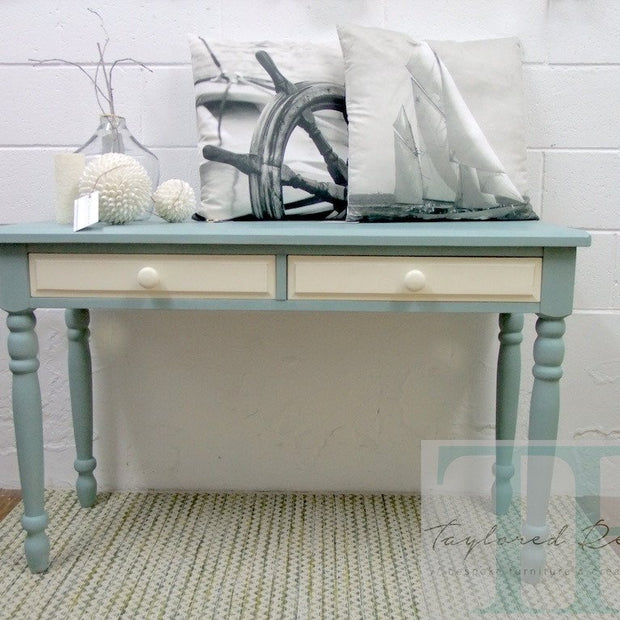 Not For Sale - Commissioned Hall Table in duck egg blue