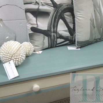 Not For Sale - Commissioned Hall Table in duck egg blue