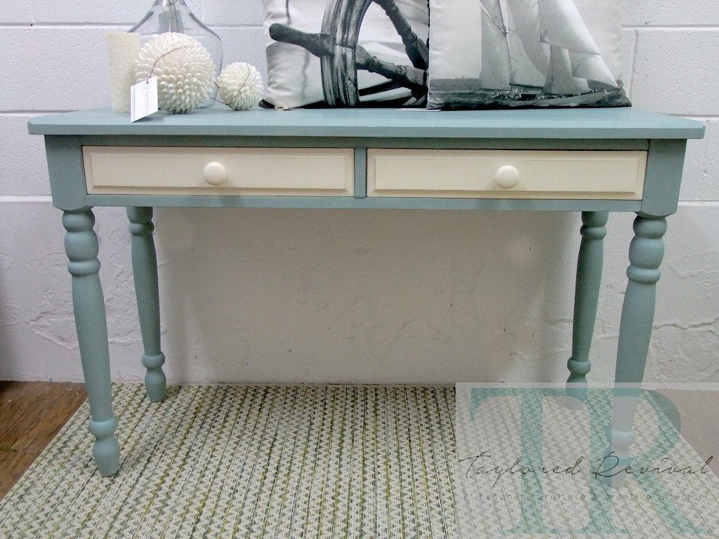 Not For Sale - Commissioned Hall Table in duck egg blue