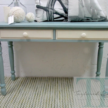 Not For Sale - Commissioned Hall Table in duck egg blue