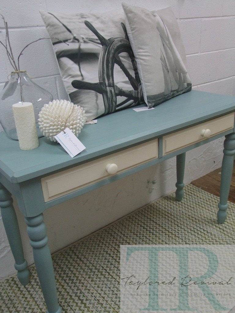 Not For Sale - Commissioned Hall Table in duck egg blue