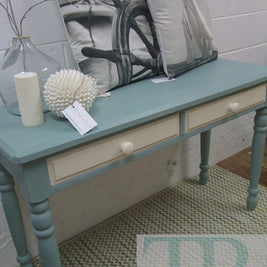 Not For Sale - Commissioned Hall Table in duck egg blue