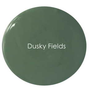 Matte chalk paint in dusky green – Dusky Fields detail