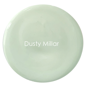 Dusty Millar paint tin – pale green-grey wall paint by The Artisan Company