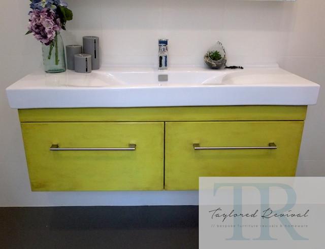 Commissioned bespoke bathroom vanities