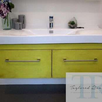 Commissioned bespoke bathroom vanities