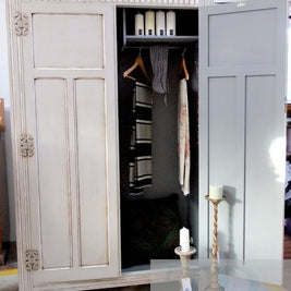 Not For Sale - Emily: hand painted Antique wardrobe