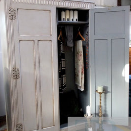 Not For Sale - Emily: hand painted Antique wardrobe