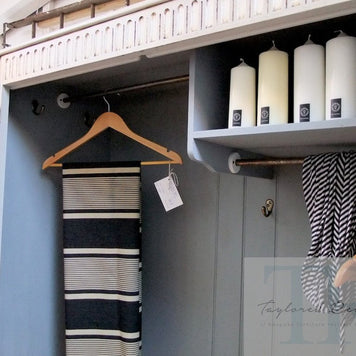 Not For Sale - Emily: hand painted Antique wardrobe