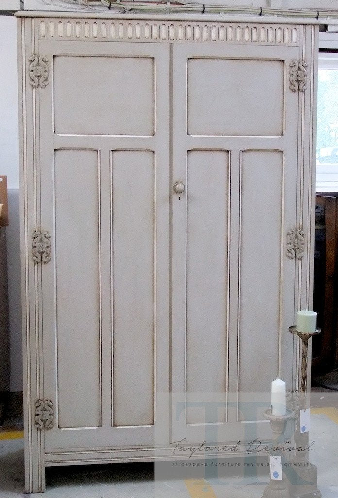 Not For Sale - Emily: hand painted Antique wardrobe