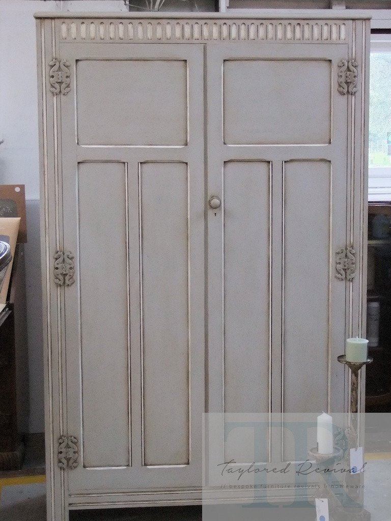 Not For Sale - Emily: hand painted Antique wardrobe