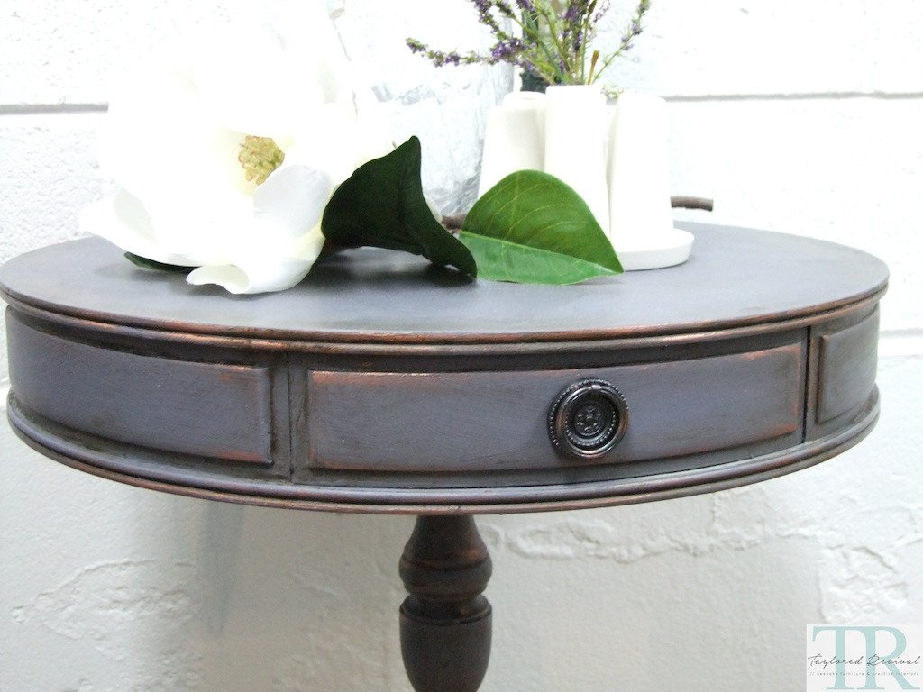 Not For Sale - Emeline: hand painted round lavender table