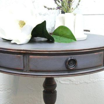 Not For Sale - Emeline: hand painted round lavender table