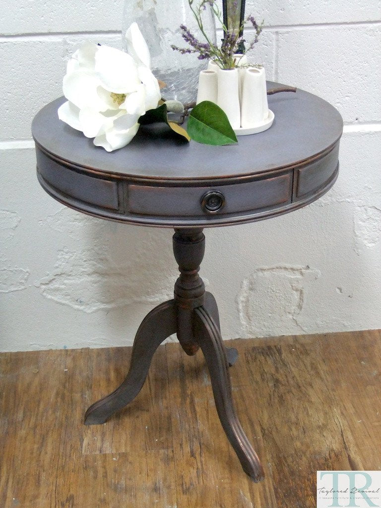 Not For Sale - Emeline: hand painted round lavender table