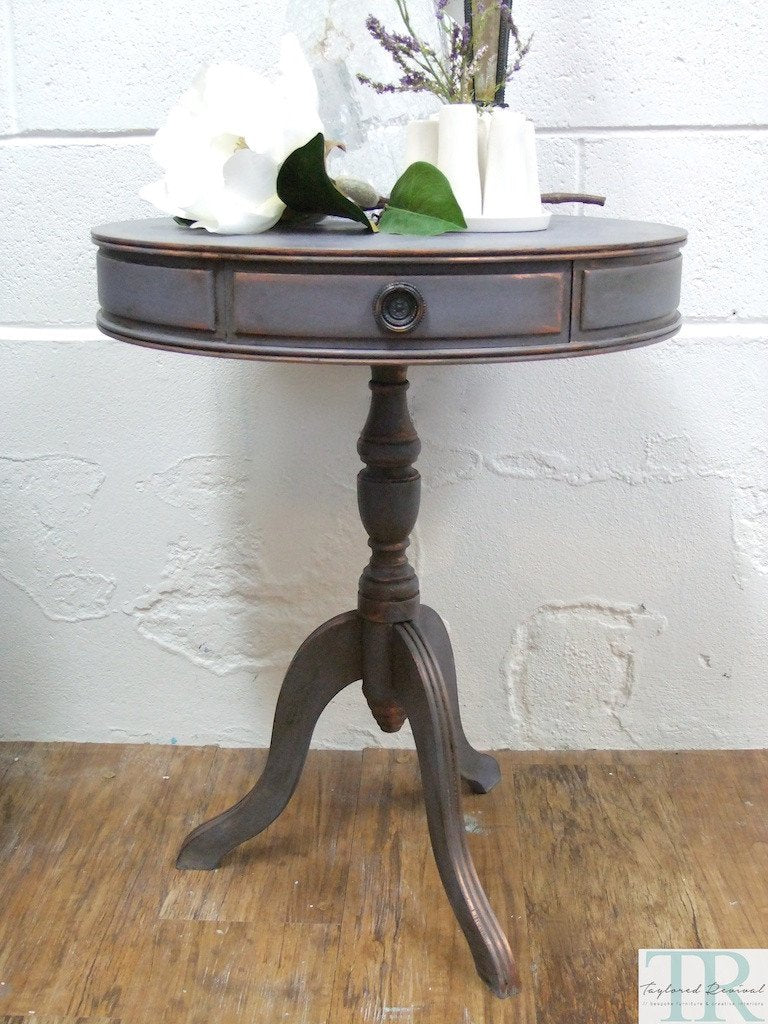 Not For Sale - Emeline: hand painted round lavender table