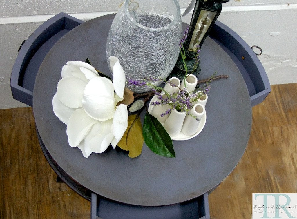 Not For Sale - Emeline: hand painted round lavender table