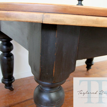 Commissioned farmhouse chic dining table