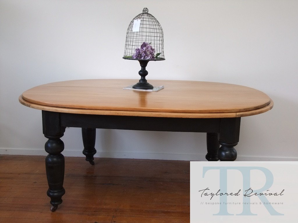Commissioned farmhouse chic dining table