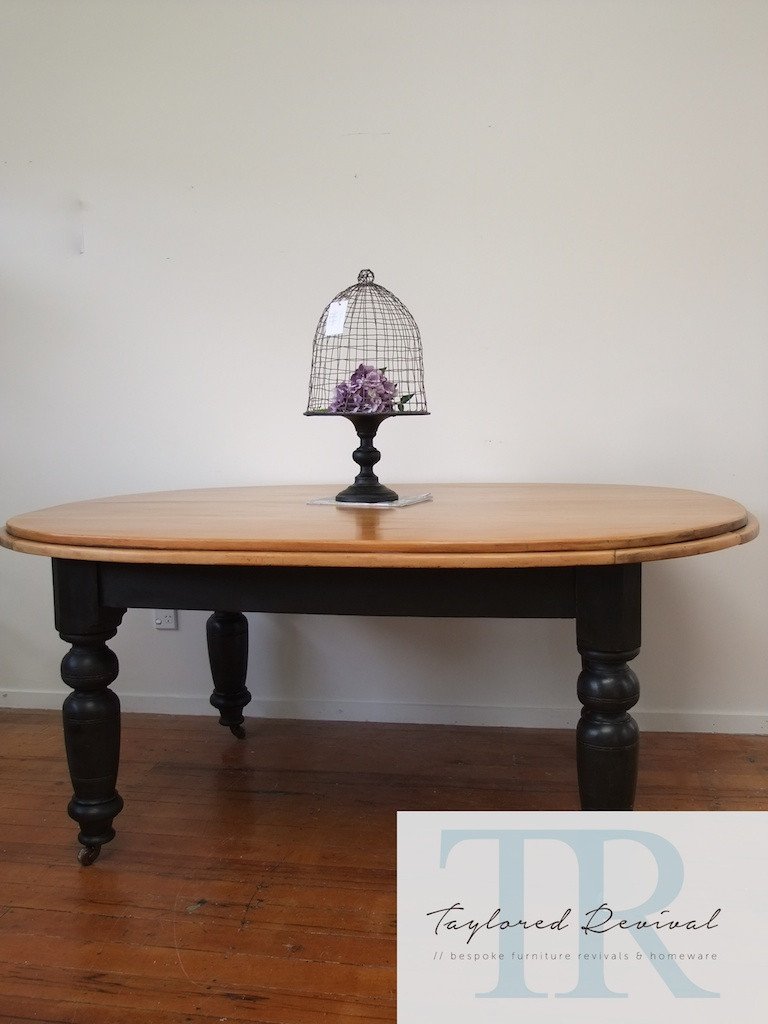 Commissioned farmhouse chic dining table