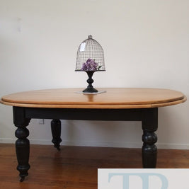 Commissioned farmhouse chic dining table