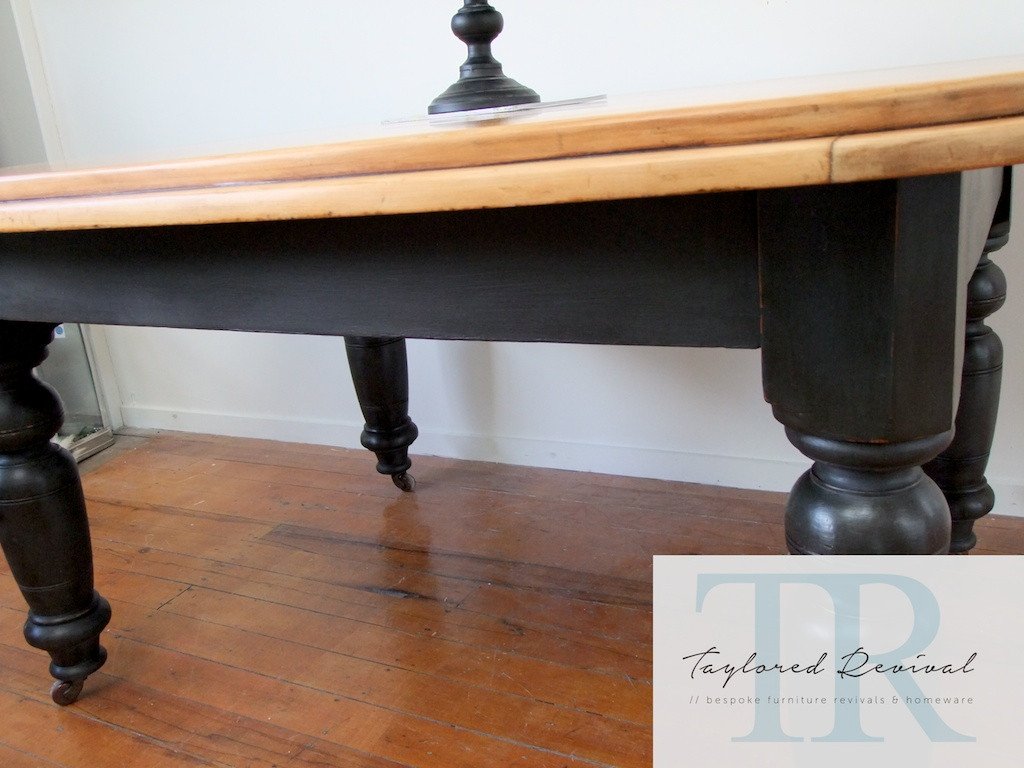 Commissioned farmhouse chic dining table