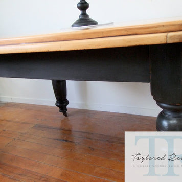 Commissioned farmhouse chic dining table