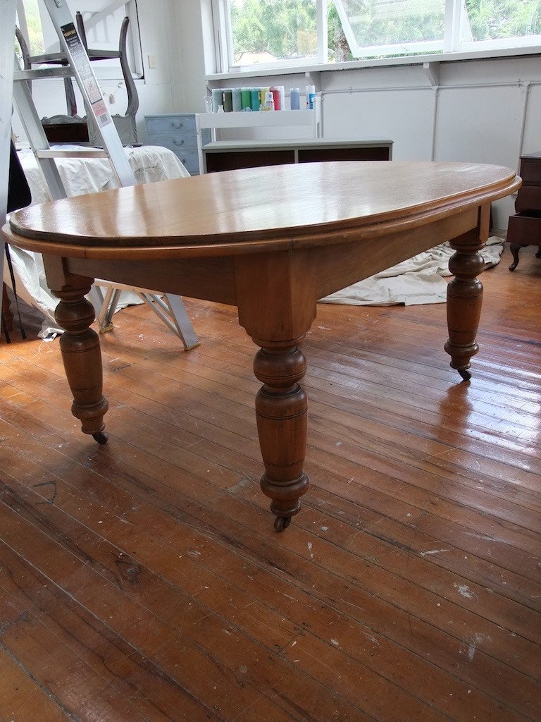 Commissioned farmhouse chic dining table