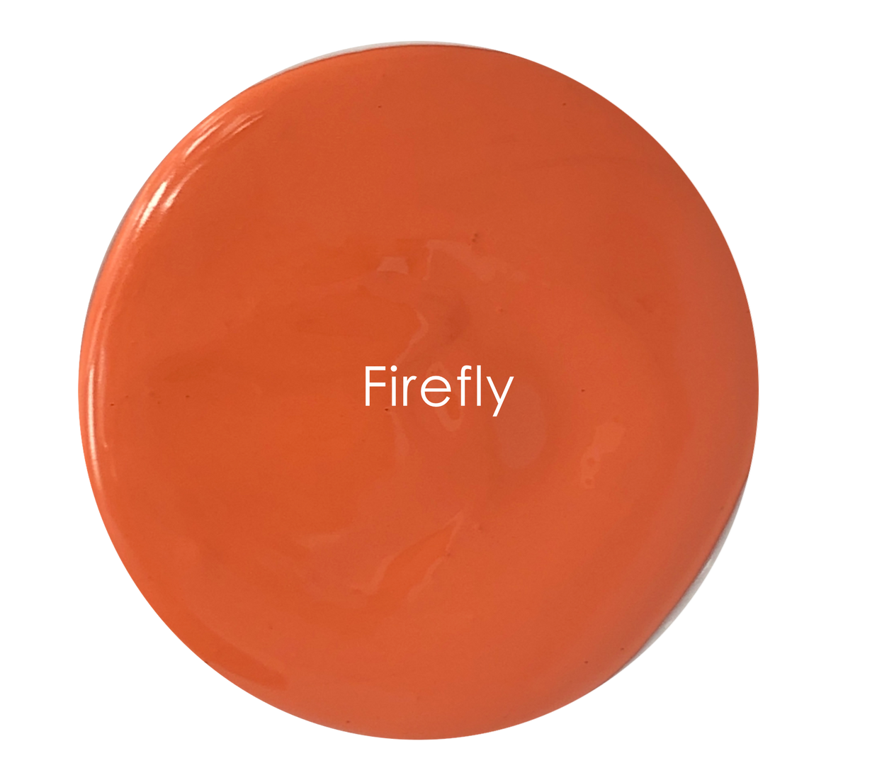 Firefly paint tin – bold orange wall paint by The Artisan Company