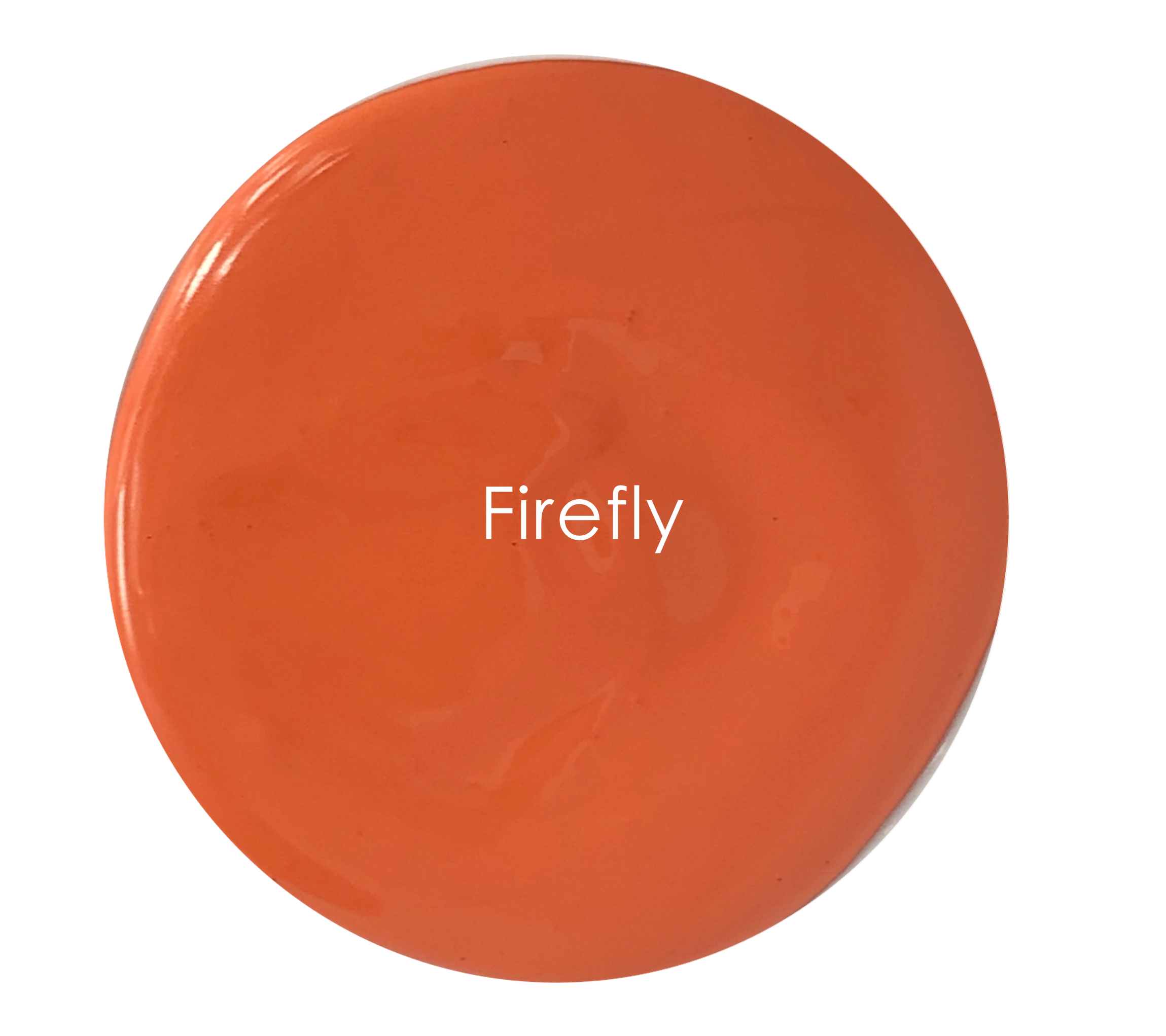 Firefly paint tin – bold orange wall paint by The Artisan Company