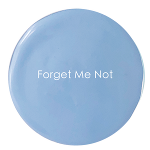 Forget Me Not paint tin – cool blue exterior paint by The Artisan Company