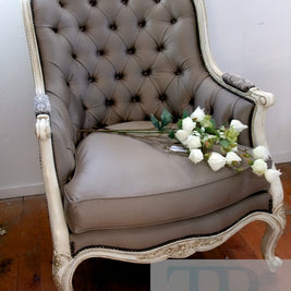 Not For Sale - Commissioned French Style Chair in Old White