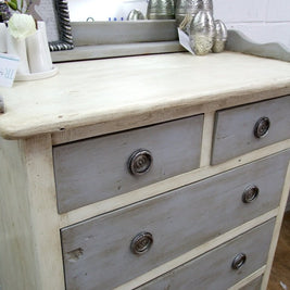 Not For Sale - Commissioned bedroom suite in Old White and Paris Grey
