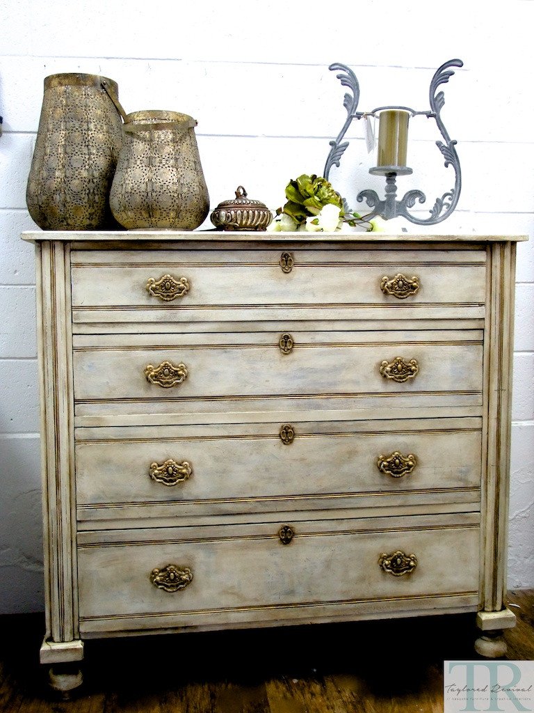 Not For Sale - Commissioned Dresser in a two colour distressed finish
